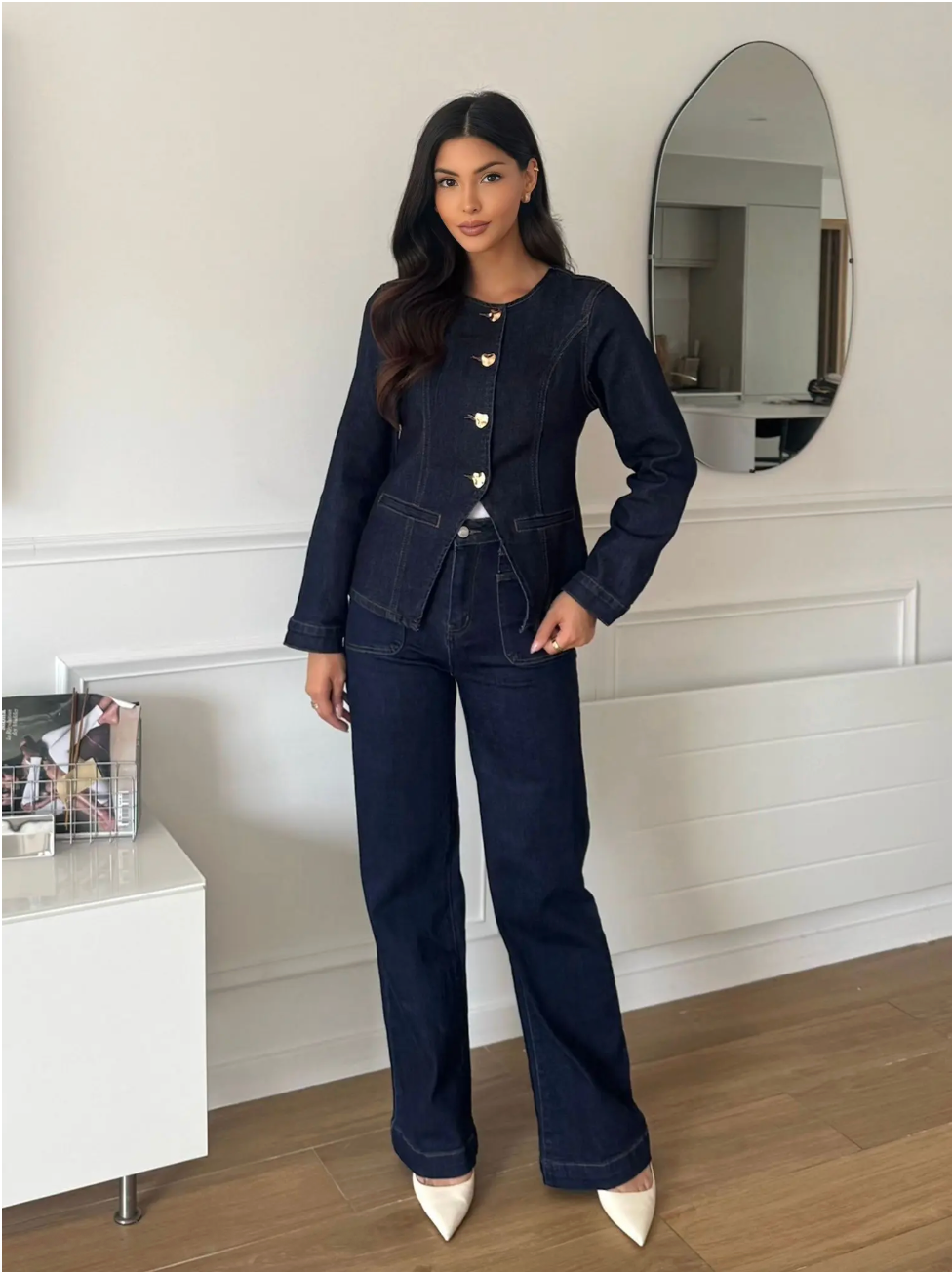 Maelle ♡ Two Piece Denim Set