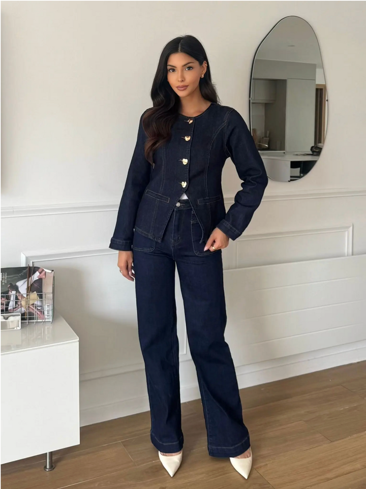 Maelle ♡ Two Piece Denim Set