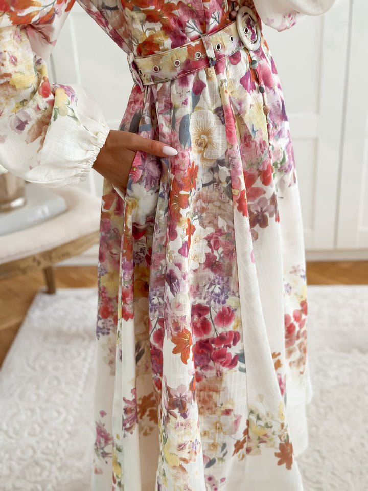 Victoria ♡ Romantic Floral Maxi Dress